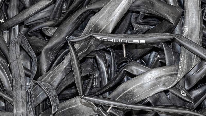 Fietsbanden recycling